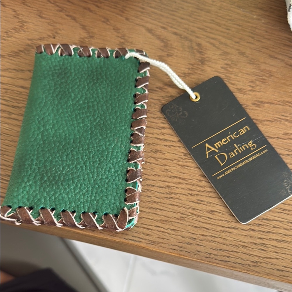 American Darling Green and Brown Wallet